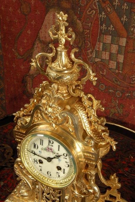 fig 1. **** SOLD **** Antique French Louis XVI Style Clock ~ French - Circa 1880 ~